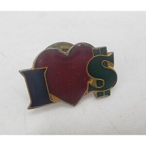 I Love $‎ Money Bike Motorcycle Hat Cap Lapel Pin